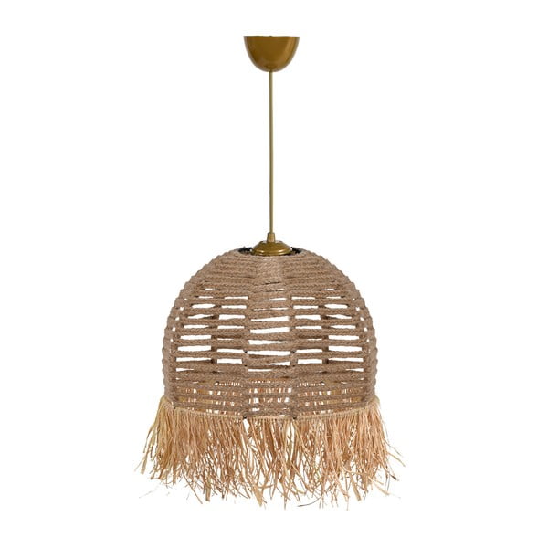 Világosbarna függőlámpa ø 30 cm – Opviq lights-image-2