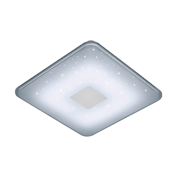 Ceiling fehér négyszögletes távirányítós mennyezeti LED lámpa, 42,5 x 42,5 cm - Trio