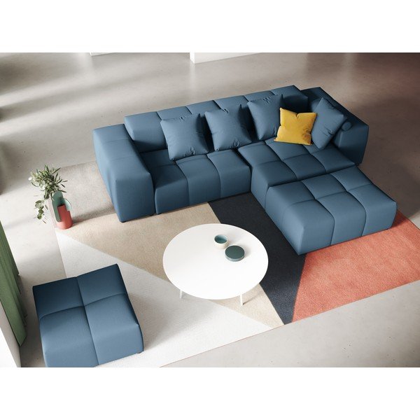 Kék sarokkanapé (variálható) Rome - Cosmopolitan Design-image-1