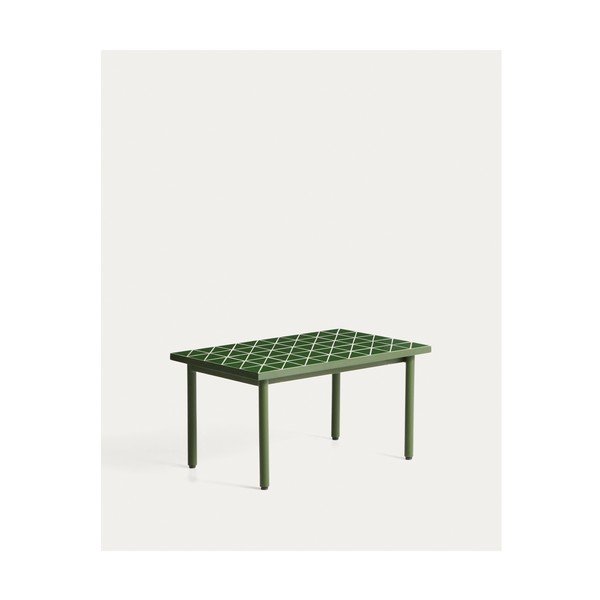 Kerti kisasztal kerámia asztallappal 51x81 cm Maurina – Kave Home-image-4