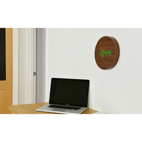 Digitális ébresztőóra ø 25 cm – Gingko-image-2