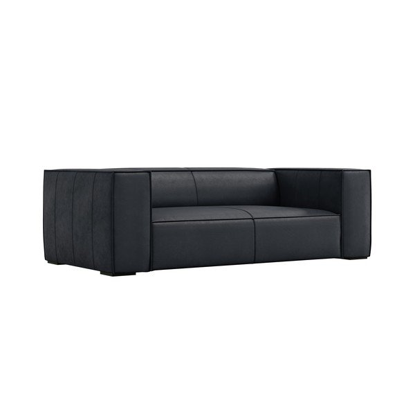 Sötétkék bőr kanapé 212 cm Madame – Windsor & Co Sofas-image-1