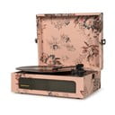 Voyager Floral rózsaszín lemezlejátszó - Crosley