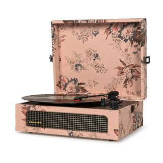 Voyager Floral rózsaszín lemezlejátszó - Crosley