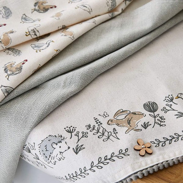 Pamut konyharuha szett 3 db-os 45x65 cm Country Animals – Cooksmart ®-image-1