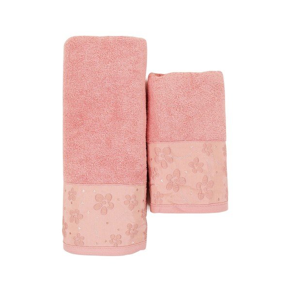 London pink fürdőköpeny és törölköző szett-image-2