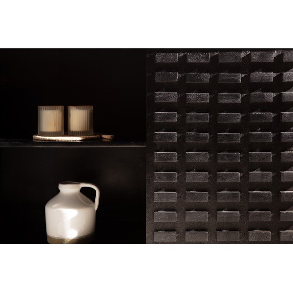 Fekete mangófa komód 200x80x40 cm Inaya – MOME-image-2