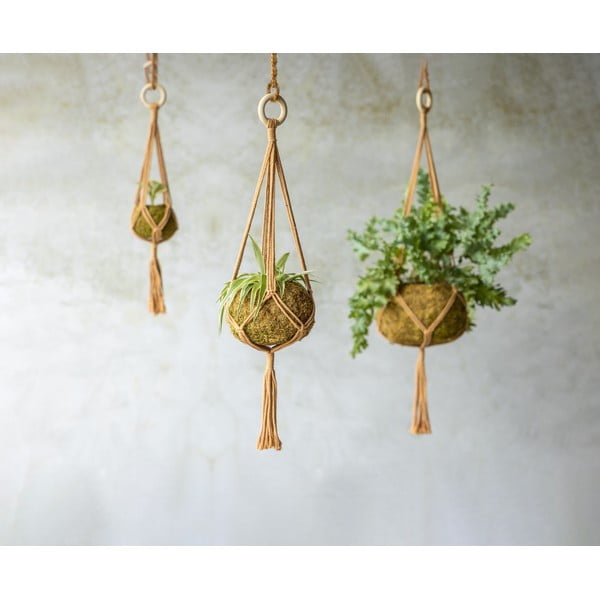 Akasztórendszer virágcseréphez ø 14,5 cm Macramé – Esschert Design-image-1