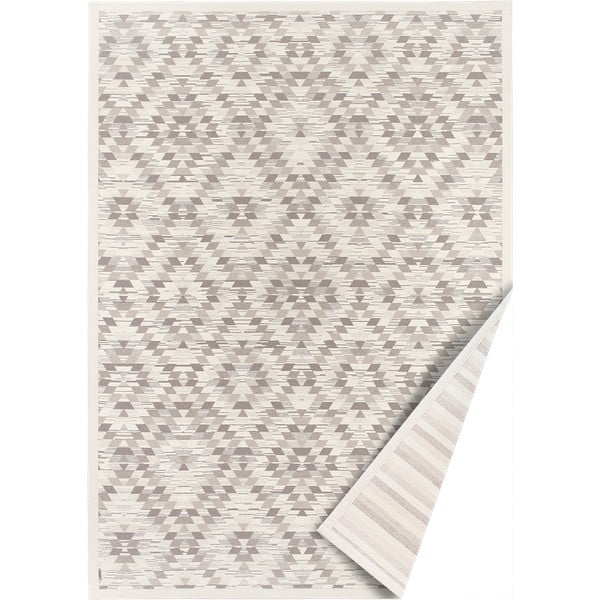 Vergi fehér-szürke kétoldalas szőnyeg, 100 x 160 cm - Narma