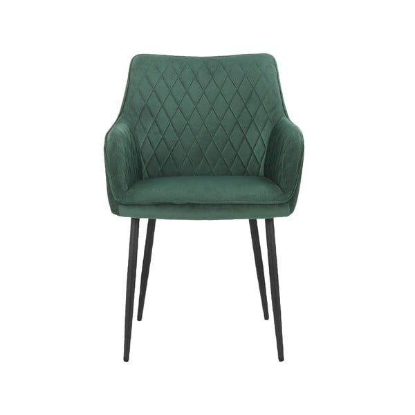 Zöld kárpitozott étkezőfotel szett 2 db-os Elvira – Støraa-image-2