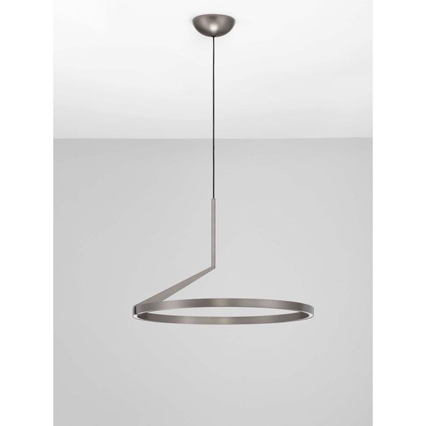 Ezüstszínű alumínium LED dimmelhető függőlámpa ø 60 cm Tilia – Nova Luce-image-4