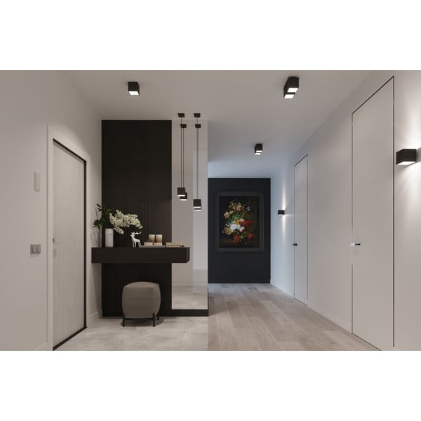 Geo fekete falilámpa - Sollux-image-1