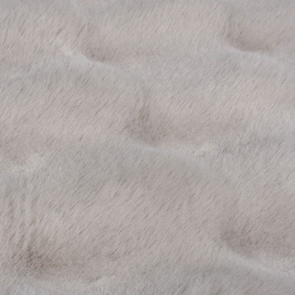 Világosszürke szintetikus szőrme szőnyeg 80x150 cm Waffle Faux Fur – Flair Rugs-image-2