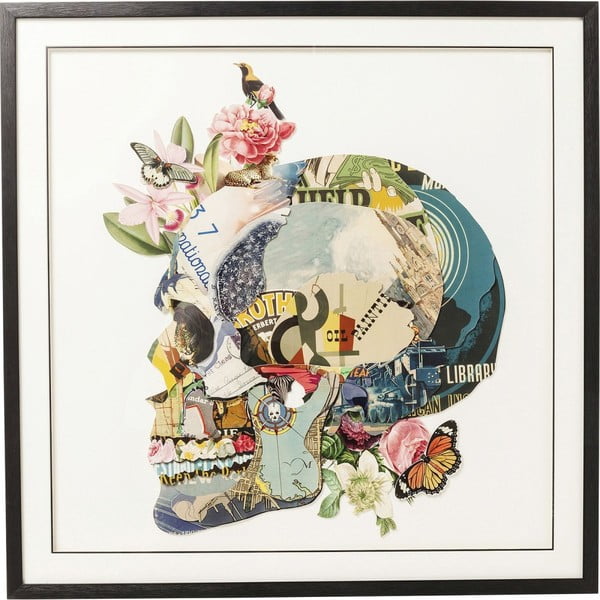 Art Skull kép, 100 x 100 cm - Kare Design
