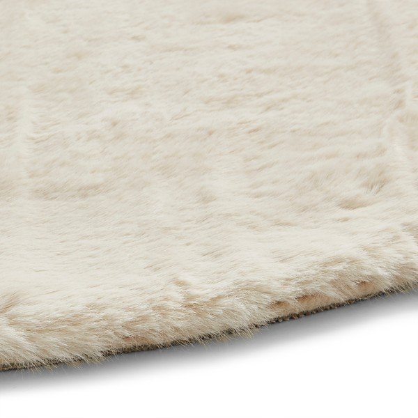 Teddy krémfehér szőnyeg, ⌀ 120 cm - Think Rugs-image-2