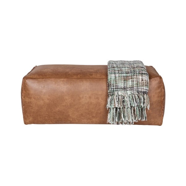 Konyakbarna bőrutánzat lábtartó Rodeo – WOOOD-image-3