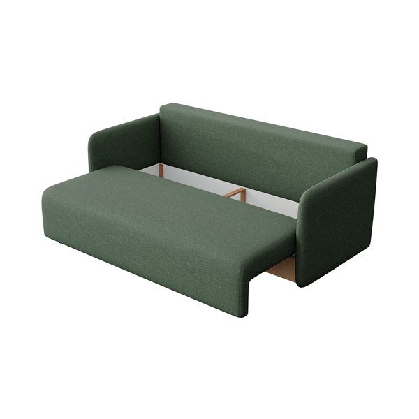 Zöld kinyitható kanapé 220 cm Chaum – Rodier-image-3