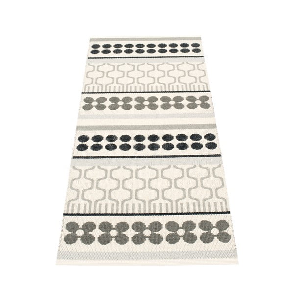 Szürke-krémszínű kültéri-beltéri futószőnyeg 70x180 cm Asta Warm Grey – Pappelina-image-1