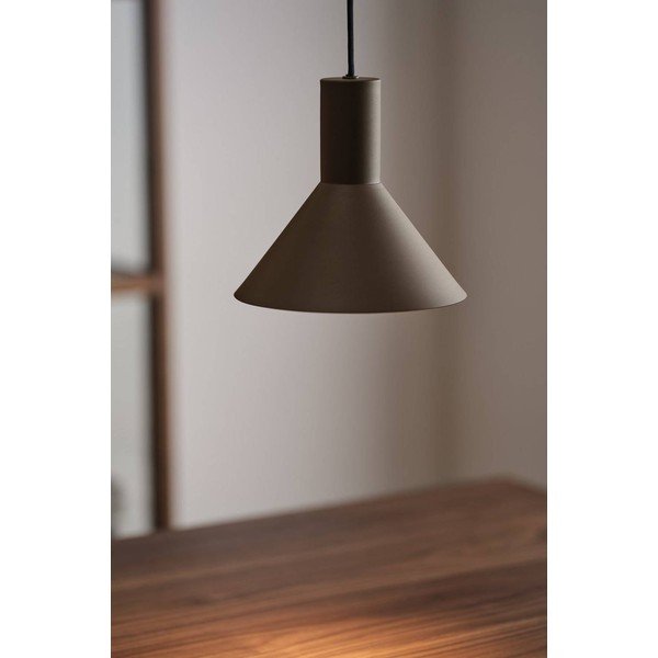 Barna alumínium dimmelhető függőlámpa ø 20,5 cm Evan – Jotex-image-1