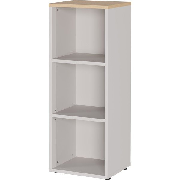 Krémszínű matt polcos állvány 45x120x40 cm Lissabon – Germania