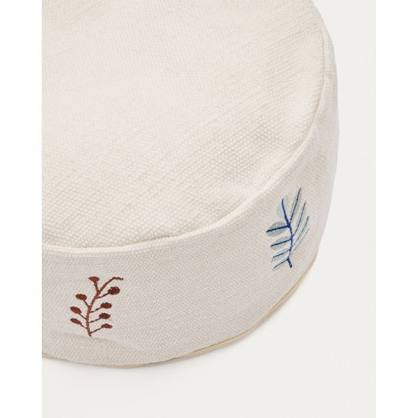 Krémszínű gyerek puff Yanil – Kave Home-image-1