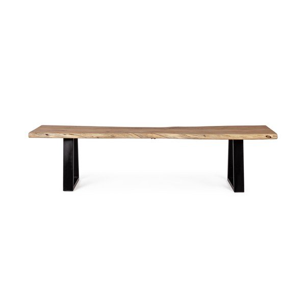 Natúr színű tömörfa pad Artur – Bizzotto