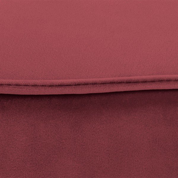 Mie korallrózsaszín bársony puff, ⌀ 60 cm - Actona-image-1