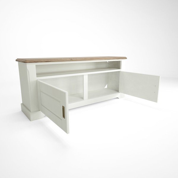 Campton fehér fa TV-állvány - Artemob-image-2