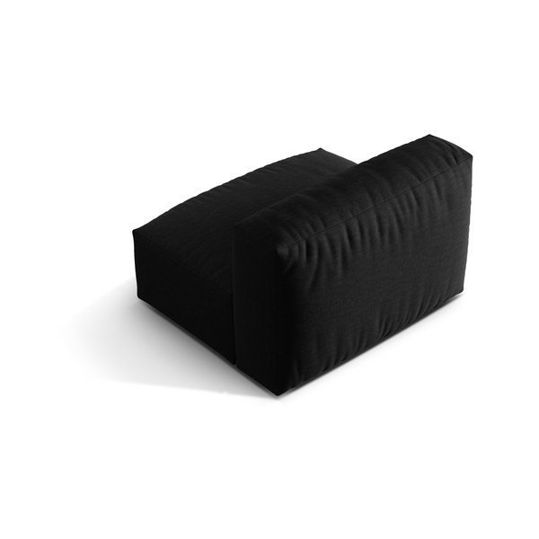 Fekete kanapé modul (középső rész) Martina – Micadoni Home-image-3