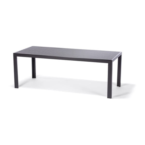 Joanna szürke 6 személyes kerti étkezőszett székekkel és Viking asztallal, 90 x 205 cm - Bonami Selection-image-4