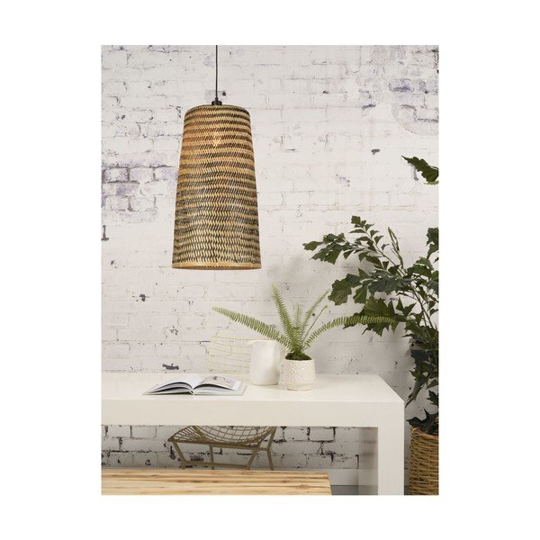 Kalimantan bambusz függőlámpa, ⌀ 37 cm - Good&Mojo-image-3