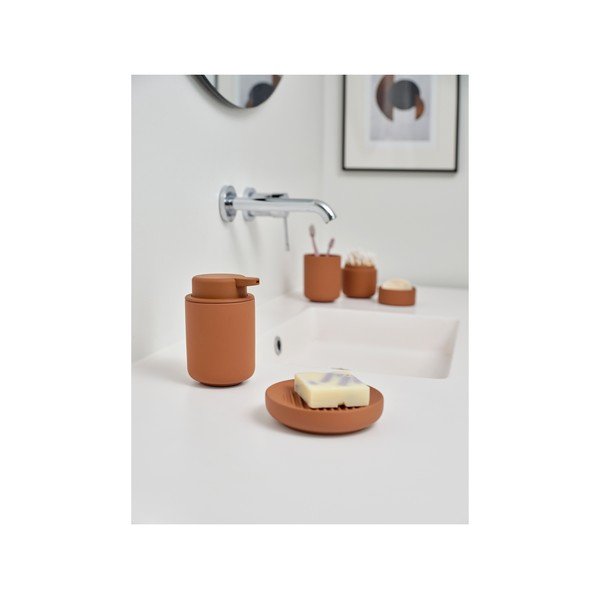 Narancssárga agyagkerámia szappanadagoló 250 ml Ume – Zone-image-3