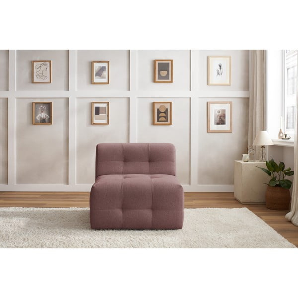 Sötét rózsaszín kanapé modul Kleber - Bobochic Paris-image-1