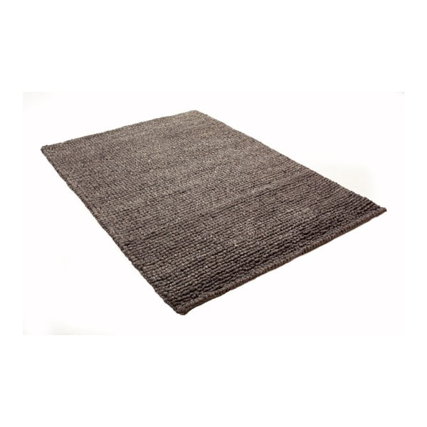 Barna gyapjú-pamut szőnyeg, 140 x 200 cm Cotex