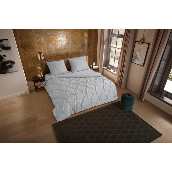 Szürke egyszemélyes hosszabbított mikroszálas ágyneműhuzat 140x220 cm Pure Elegance – Good Morning-image-3