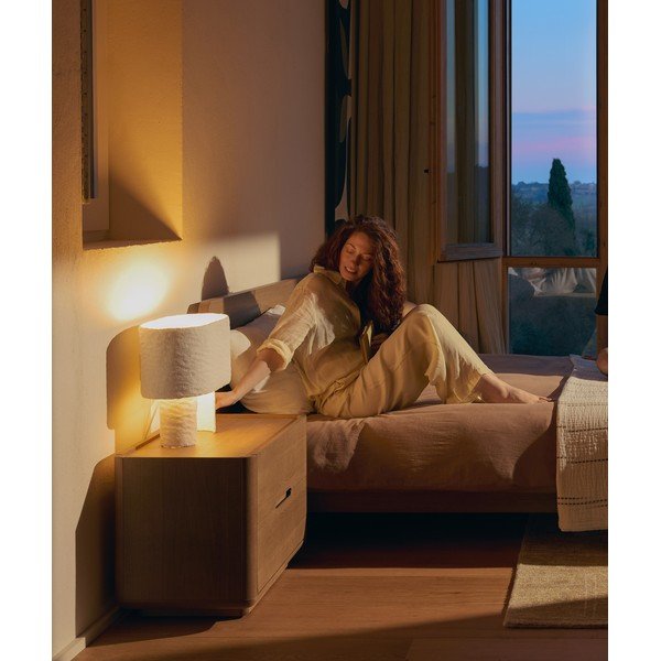 Fehér asztali lámpa (magasság 37,5 cm) Bedala – Kave Home-image-3