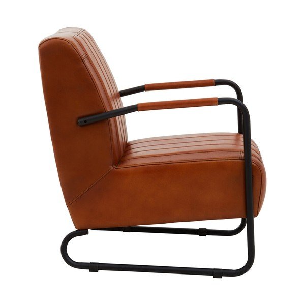 Barna bőr fotel Buffalo – Premier Housewares-image-2