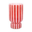 Piros üveg váza (magasság 26 cm) Rayado Retro – PT LIVING