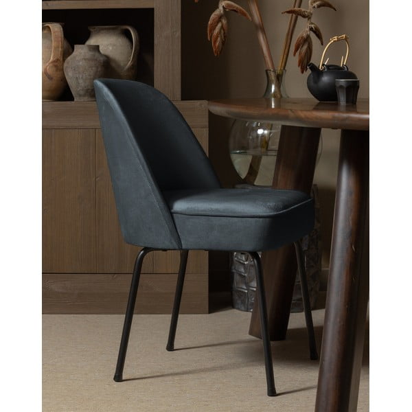 Kék bársony étkezőszék szett 2 db-os Vogue – WOOOD-image-1