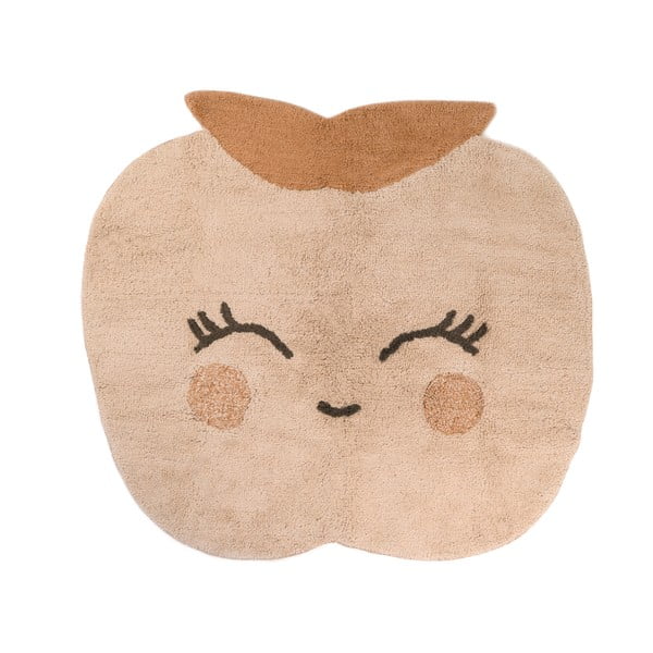 Bézs gyerek szőnyeg 95x105 cm Candy Apple – Nattiot