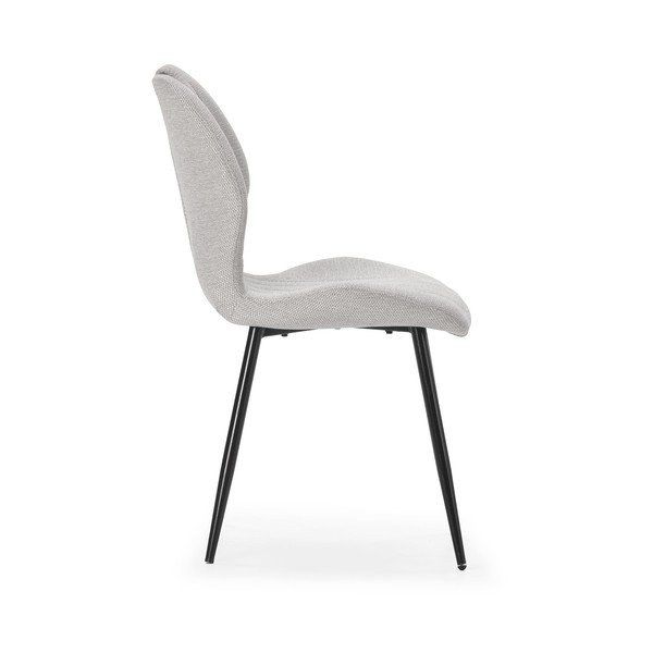 Világosszürke étkezőszék szett 4 db-os Muli – Marckeric-image-3