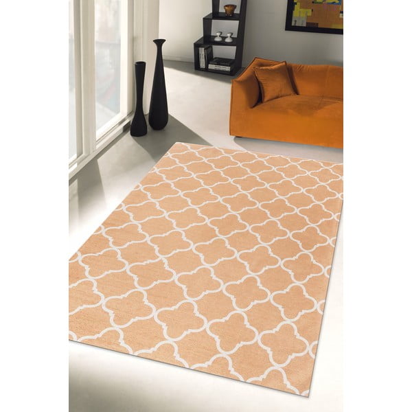 Trellis Apricot fokozottan ellenálló konyhai szőnyeg, 80 x 130 cm - Webtappeti