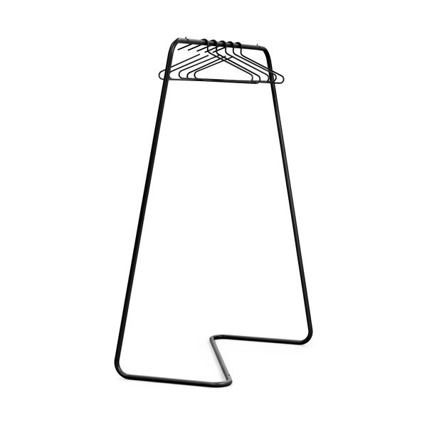 Fekete acél ruhatartó állvány 118x160x57 cm Hang-On – Spinder Design
