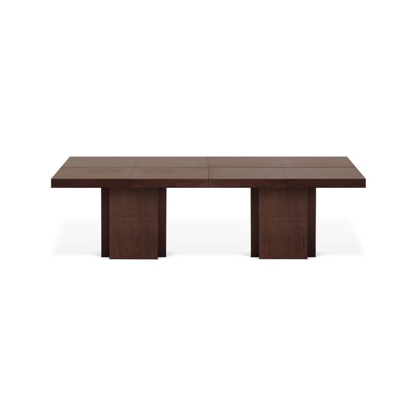 Étkezőasztal tölgyfa dekoros asztallappal 262x130 cm Dusk - TemaHome