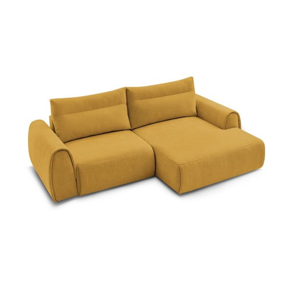 Okkersárga sarokkanapé Aden – Bobochic Paris-image-4