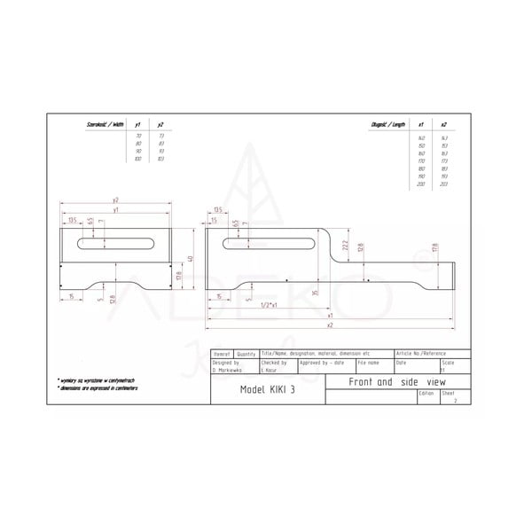 Gyerekágy 90x200 cm Kiki 3 - Adeko-image-3