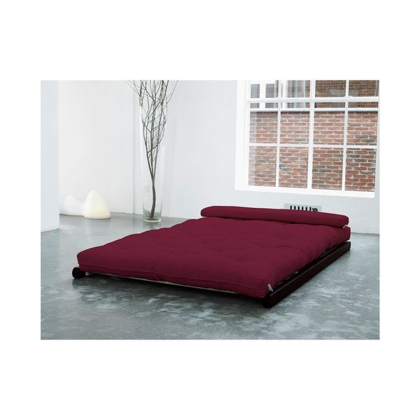 Figo Wenge/Bordeaux fekvőfotel, 120 cm - Karup-image-3