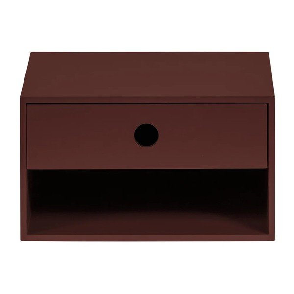 Borvörös MDF éjjeliszekrény Nancy – WOOOD-image-2