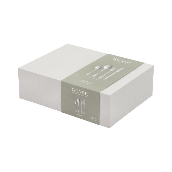 Ezüstszínű rozsdamentes acél evőeszköz készlet 16 db-os Attaché – Gense-image-3