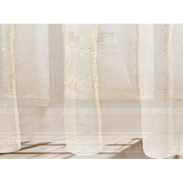 Tulle Kahve függöny, 2,6 m - Marvella-image-1